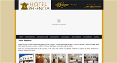 Desktop Screenshot of hotelregencia.com.br